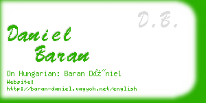 daniel baran business card